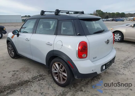 2013 Mini Countryman Cooper из США, поврежденный, VIN WMWZB3C57DWM07503